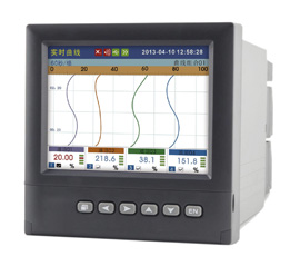 美控MIK-R6000D 1-16路 彩屏智能無紙/瞬時累積流量積算記錄儀